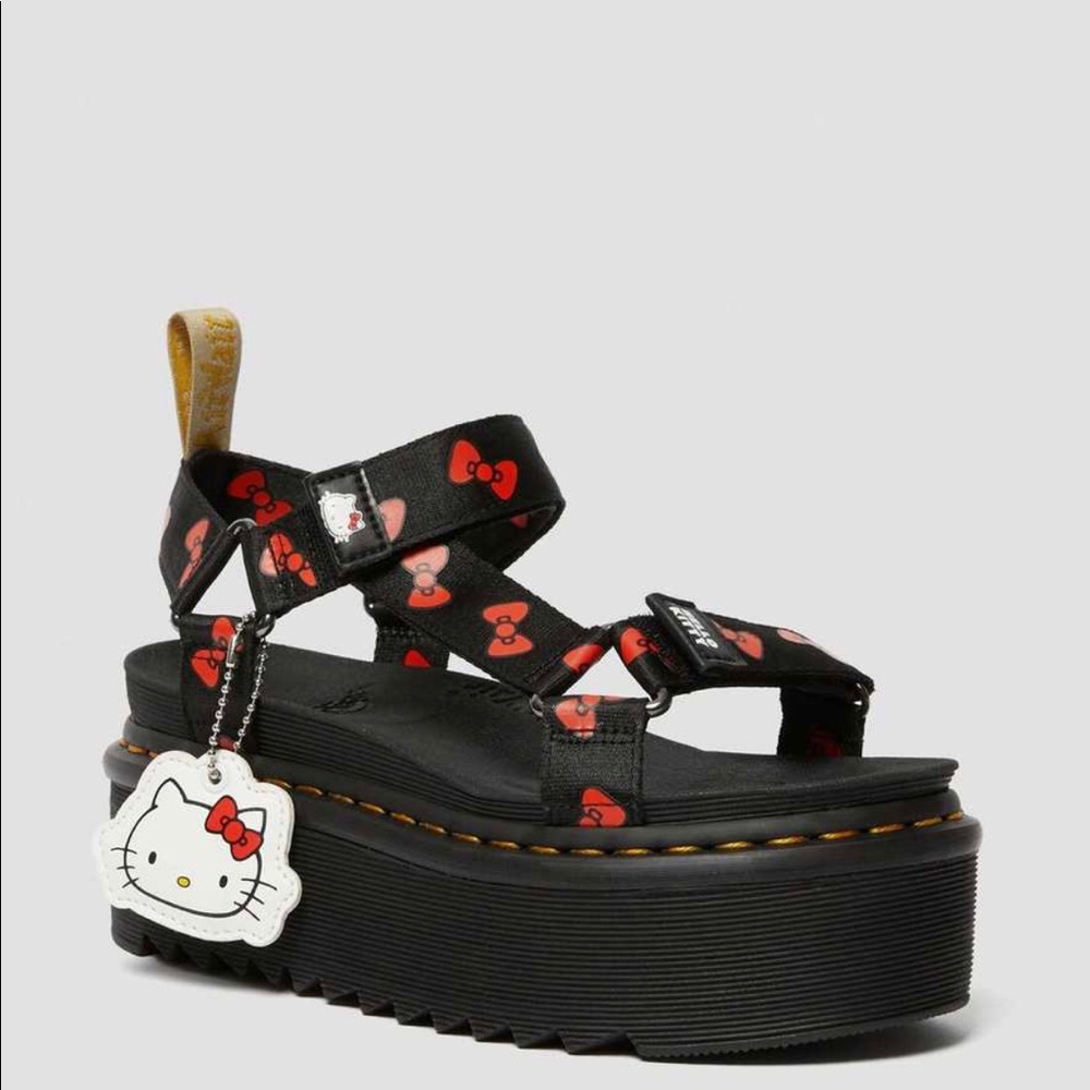 Hello Kitty x Doc Marten size 7 platform sandals